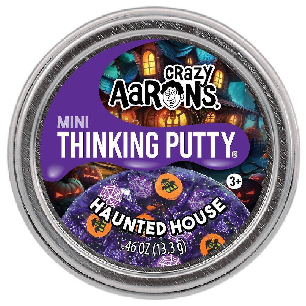 Mini Haunted House Putty Tin