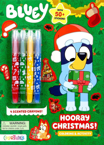 Bluey Colortivity: Hooray Christmas! Book