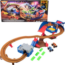 Load image into Gallery viewer, Monster Jam Supercharge Speedway Playset