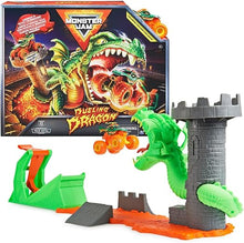 Load image into Gallery viewer, Monster Jam Dueling Dragons Playset