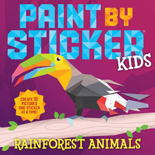 Load image into Gallery viewer, Rainforest Animals Paint By Sticker Kids