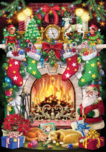 Load image into Gallery viewer, Christmas Fireplace Advent Calendar