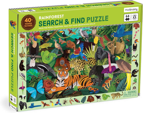 64 PC Rainforest Search & Find Puzzle