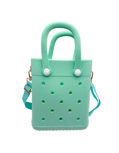 Mint Green Charm Tote Bag