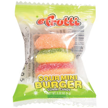 Load image into Gallery viewer, Sour Gummy Mini Burgers Candy