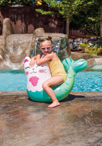 Bobbin Buddies Inflatable Mer-Kitty Water Float