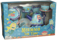 Load image into Gallery viewer, Mermaid Tin Tea Set