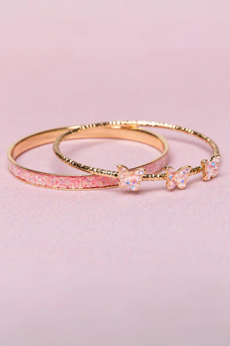 Boutique Chic Butterfly Bangles 2 Piece Set