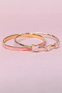 Boutique Chic Butterfly Bangles 2 Piece Set
