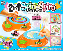 Load image into Gallery viewer, 2 In 1 Spin N Spiro Art Station