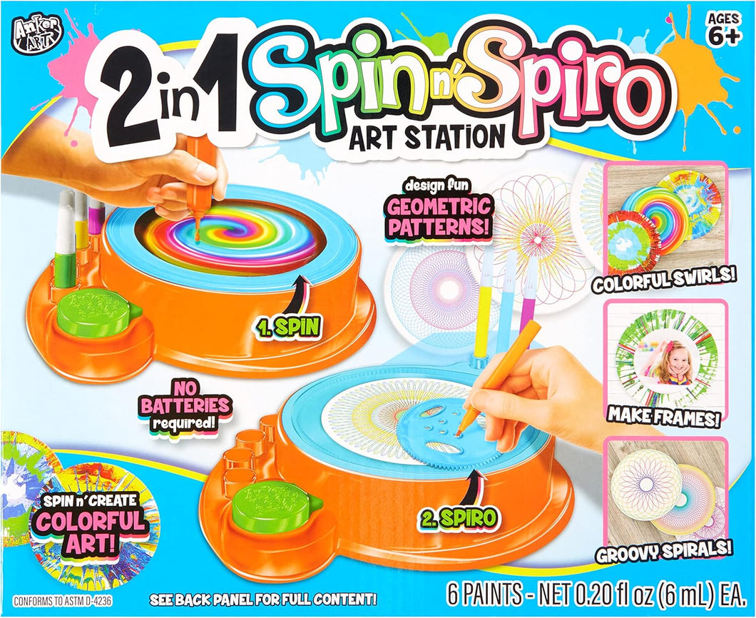 2 In 1 Spin N Spiro Art Station