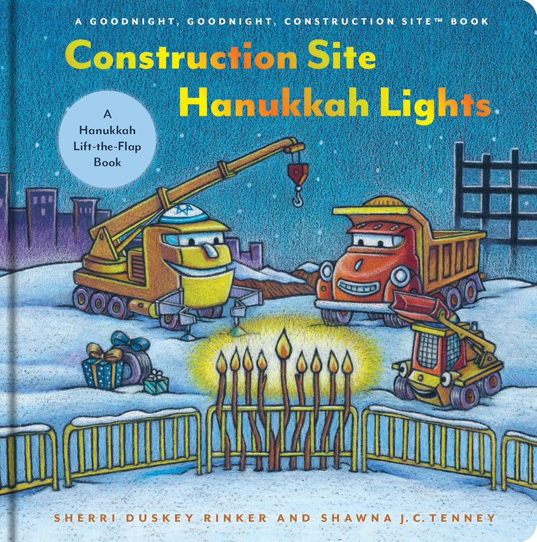 Construction Site Hanukkah Lights Board Book