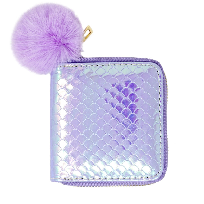 Purple Mermaid Scale Wallet