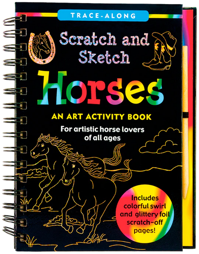 Scratch & Sketch Horses