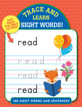 Load image into Gallery viewer, Trace &amp; Learn: Sight Words! Book