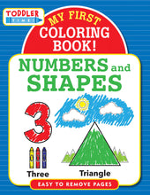 Load image into Gallery viewer, My First Coloring Book Numbers And Shapes
