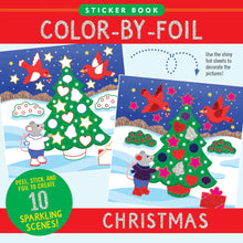 Load image into Gallery viewer, Color-By-Foil Sticker Book Christmas