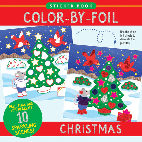 Color-By-Foil Sticker Book Christmas