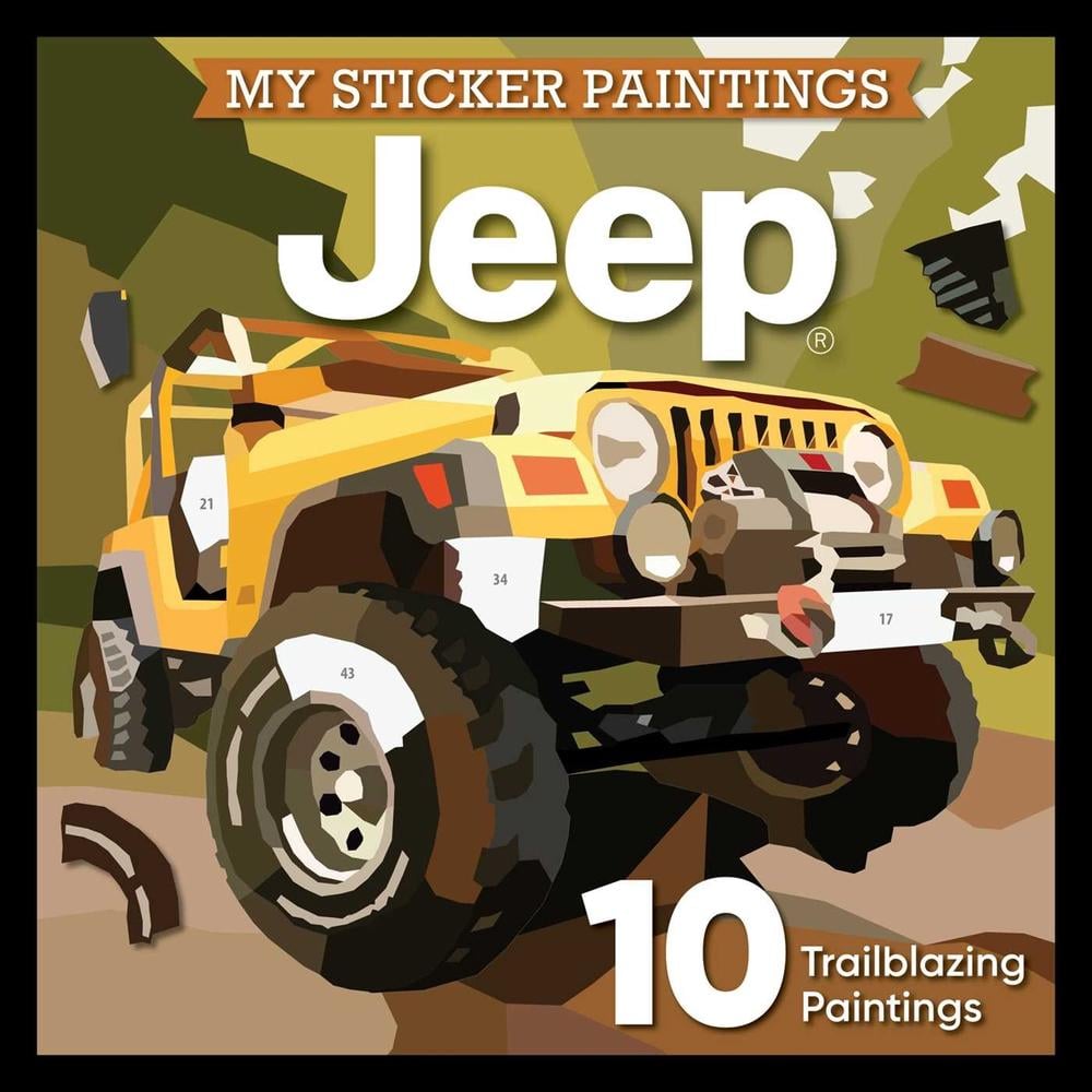 My Sticker Paintings Jeep Trailblazing Book