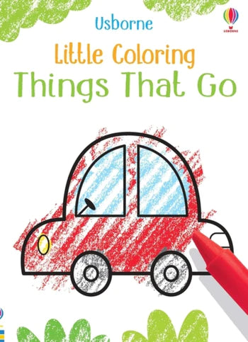Little Coloring Things That Go Book