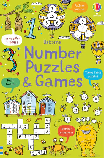 Number Puzzles & Games Book