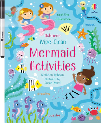 Wipe-Clean Mermaid Activities Book