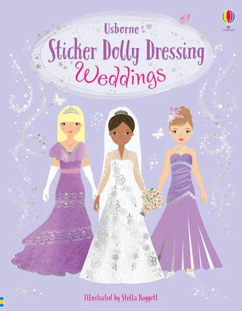 Sticker Dolly Dressing Weddings Book