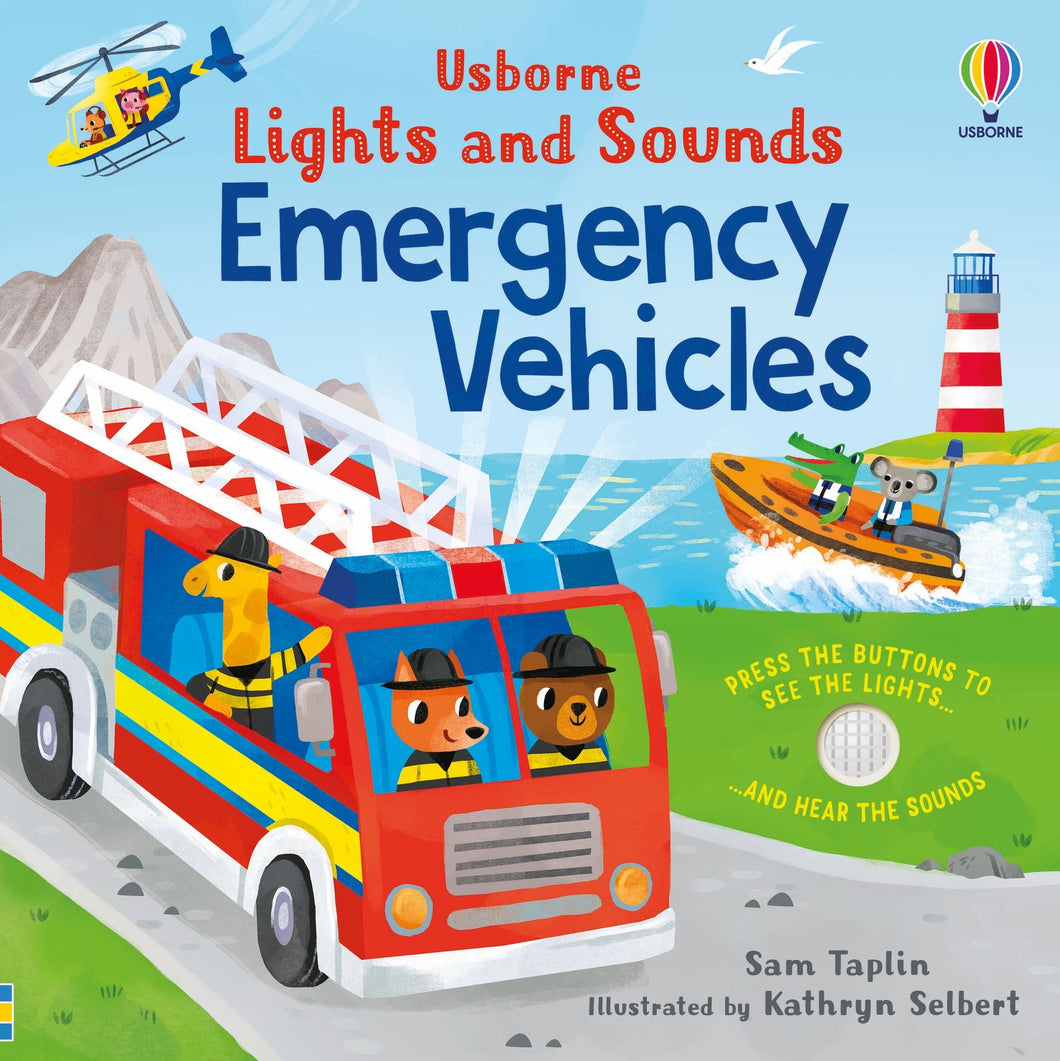 Lights And Sounds Emergency Vehicles Board Book