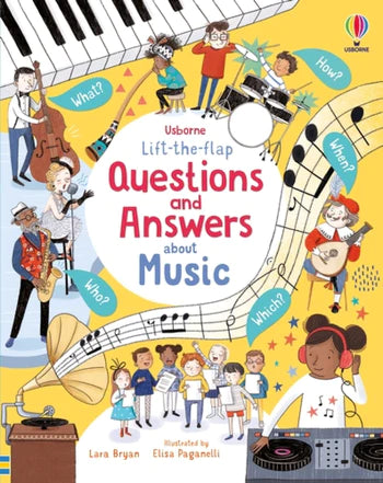 Lift-The-Flap Questions And Answers About Music Book