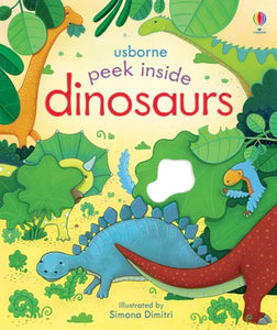 Peek Inside Dinosaurs Board Book