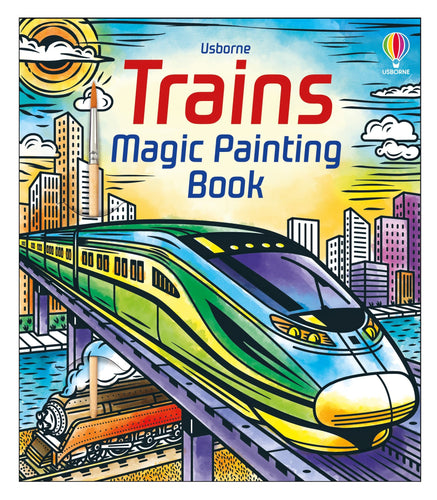 Trains Magic Painting Book