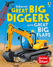 Load image into Gallery viewer, Great Big Diggers With Great Big Flaps Board Book