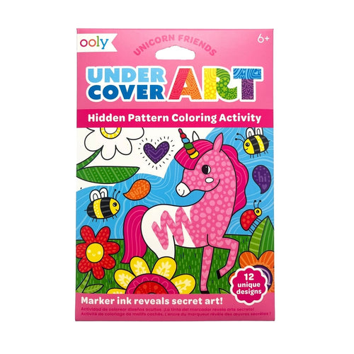 Unicorn Friends Undercover Art Hidden Paters Coloring Activity