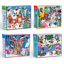 Load image into Gallery viewer, 36 PC Woodland Holiday Mini Puzzle
