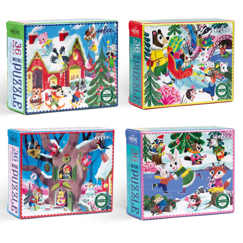 36 PC Woodland Holiday Mini Puzzle