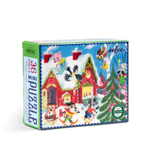 Load image into Gallery viewer, 36 PC Woodland Holiday Mini Puzzle