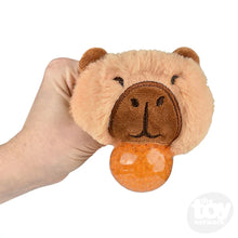 Load image into Gallery viewer, Capybara Plush Squeezy Bead Ball