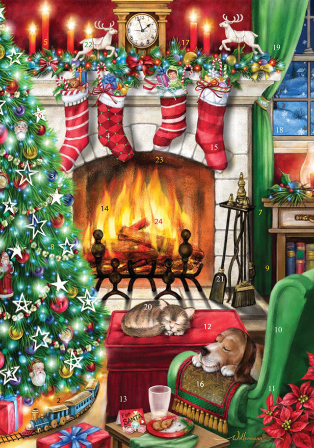 Fireplace Mini Advent Calendar