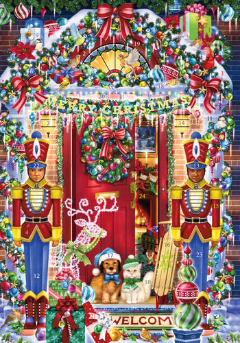 Front Door With Soldiers Mini Advent Calendar