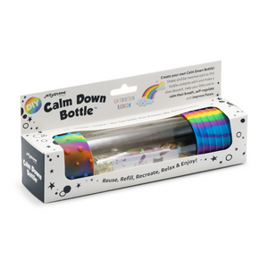 DIY Calm Down Bottle Rainbow
