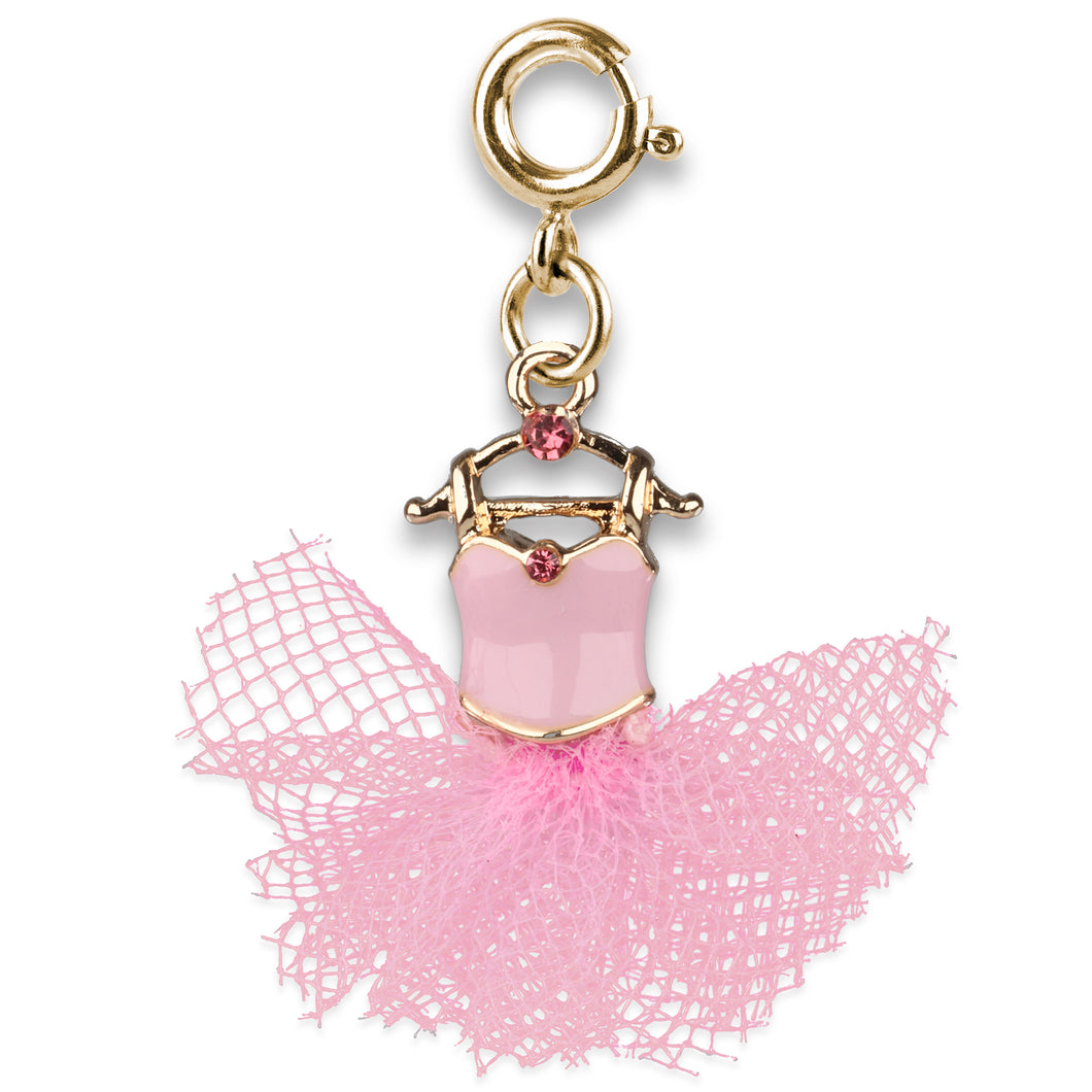 Gold Ballet Tutu Charm