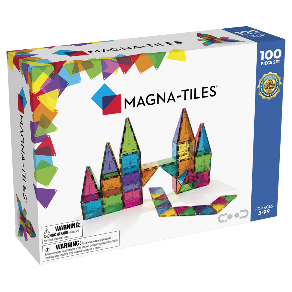 100 PC Clear Magnatiles