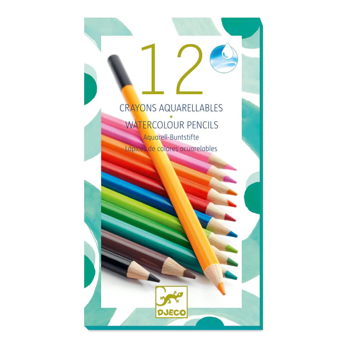 12 Watercolor Pencils