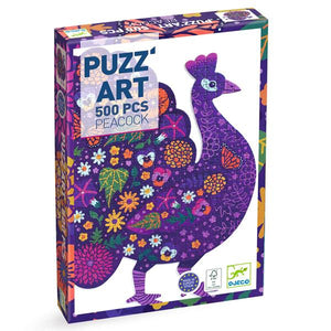 500 Piece Puzz' Art Peacock Puzzle