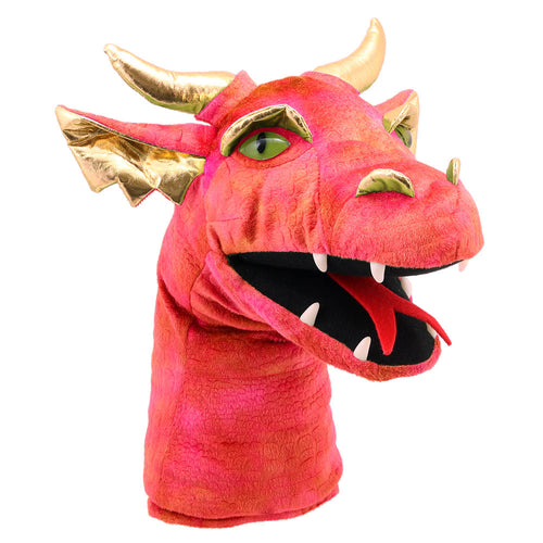 Dragon Head Red Puppet