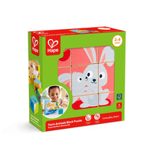 Load image into Gallery viewer, Farm Wooden Blocks Puzzle