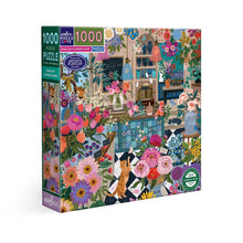 Load image into Gallery viewer, 1000 PC English Flower Shop Puzzle
