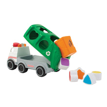 Load image into Gallery viewer, Shape Sorting Recycling Truck