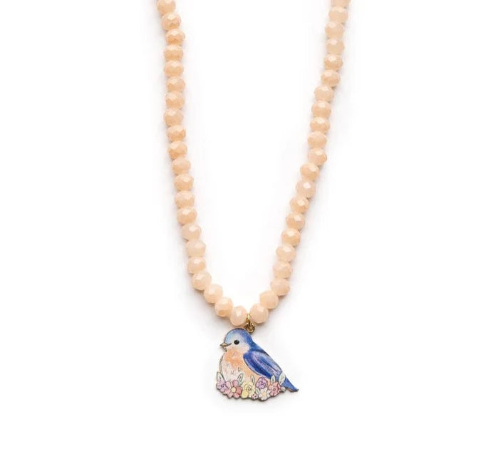 Spring Bluebird Necklace