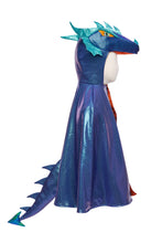 Load image into Gallery viewer, Azure The Metallic Dragon Cape Size 5-6